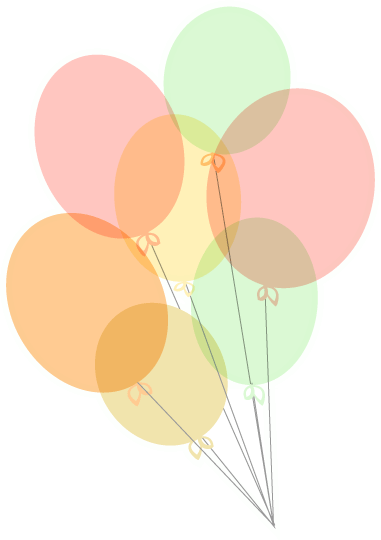 Illustration eines Ballons